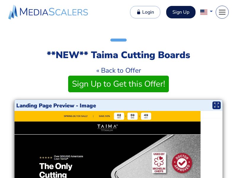 Taima Cutting Boards {+Alt-Landers} [US, DE, CA, AU, GB, FR, IL, +23 More]