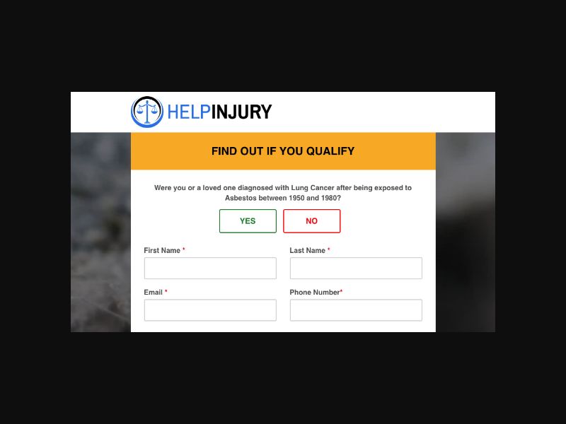 Help Injury - Lung Cancer - CPL (US)