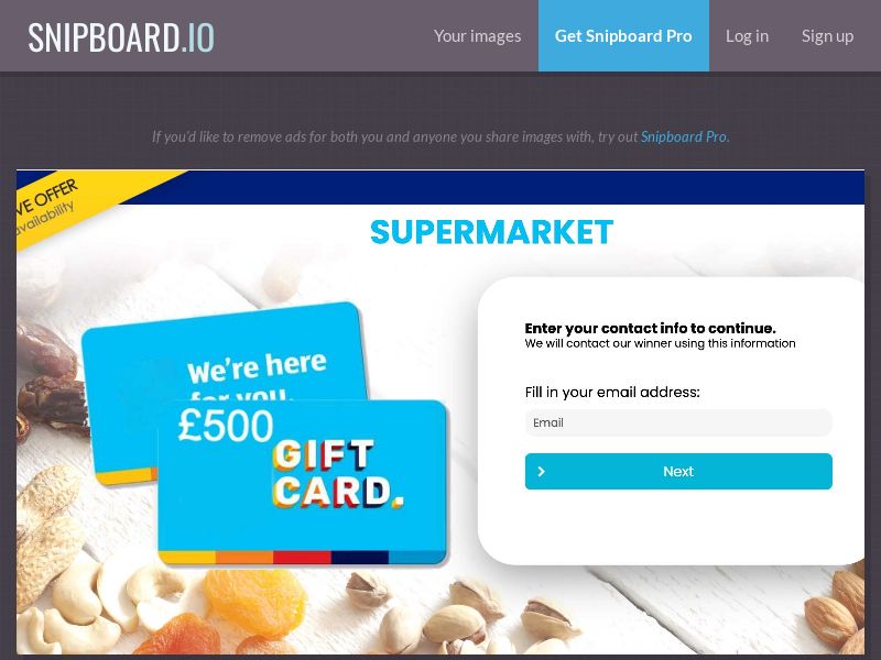 YouSweeps - ALDI UK - SOI