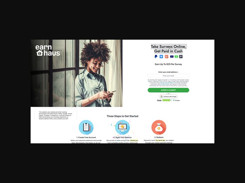 Earn Haus - Survey Rewards - CP1C (US)