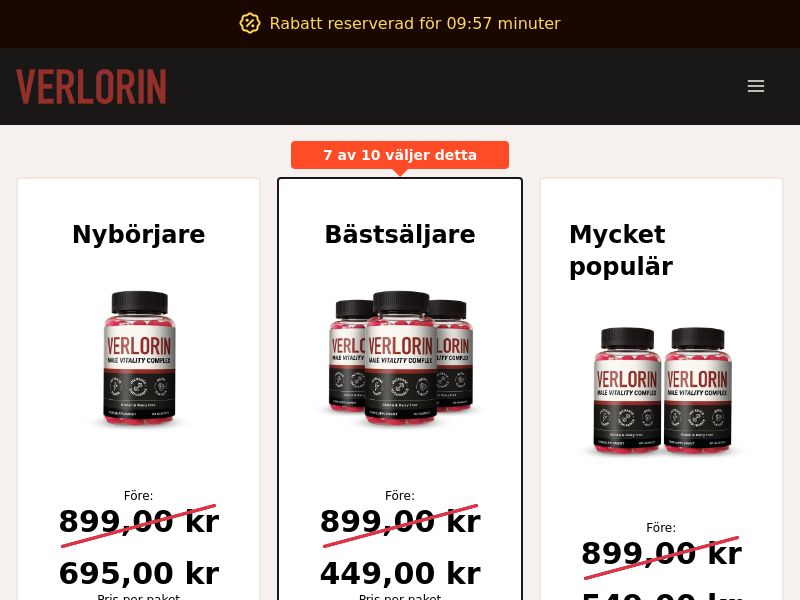 Verlorin ME Gummies SS - SE