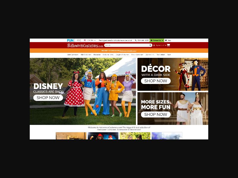 HalloweenCostumes.com - Costumes & Accessories - RevShare (US,CA,UK+ more) {Content}