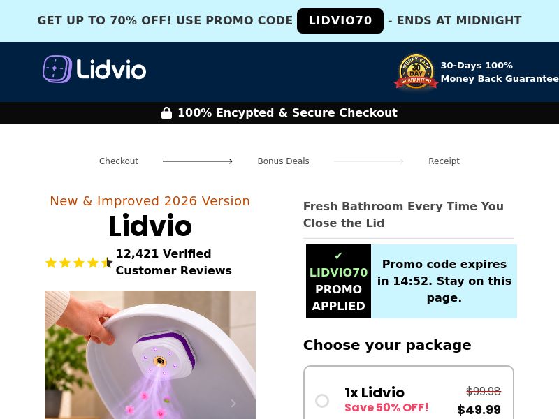 Lidvio Light Aroma Mist SS - US