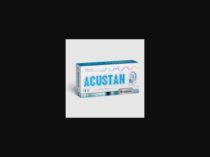 Acustan - capsules for improving hearing