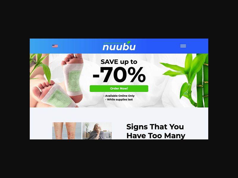 Nuubu - Detox Foot Patches - CPS (WW)