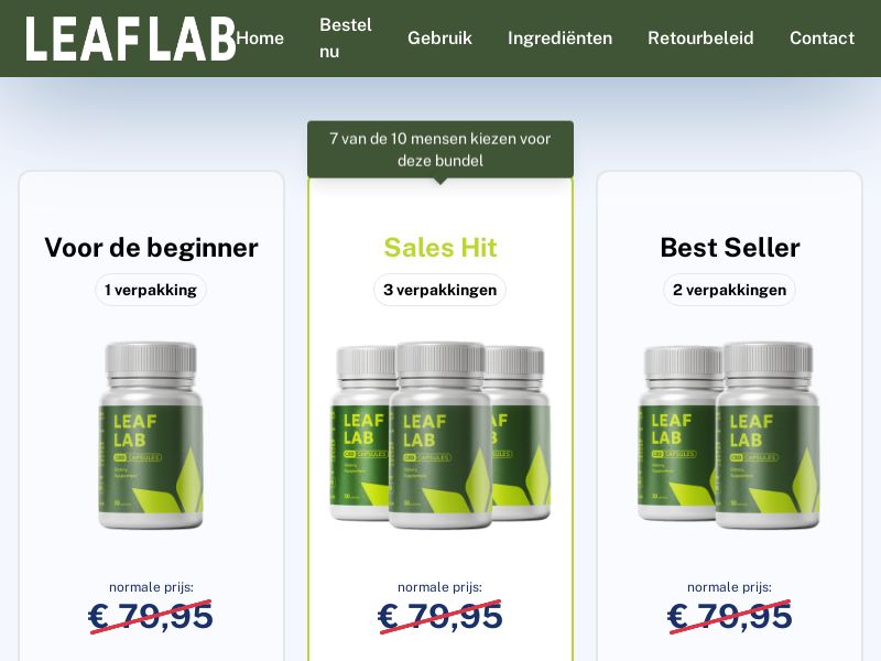 Leaf Lab | BE (Dutch/Flemish) | D2C