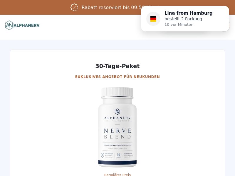 ! NEW OFFER - Alphanerv Nerve Support V2 - DTC [Multi-GEO] (Social,Banner,Native,Push,SEO,Search) - CPA {No BrandBidding}