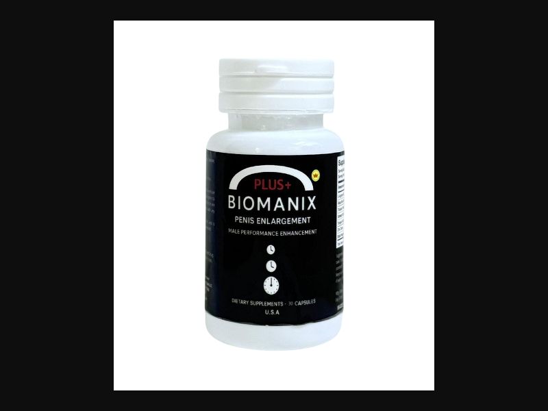 Biomanix - capsules for prostatitis and improving potency