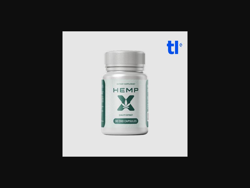 Hemp X (straight sale) - cps - nutra - cbd - health 