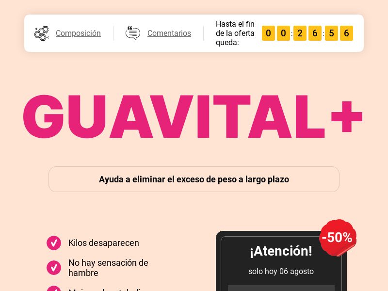 GUAVITAL+ caps LOW PRICE EU - WEIGHT LOSS TREATMENT