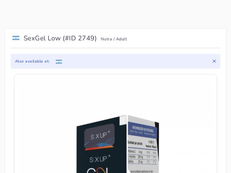 SexGel Low