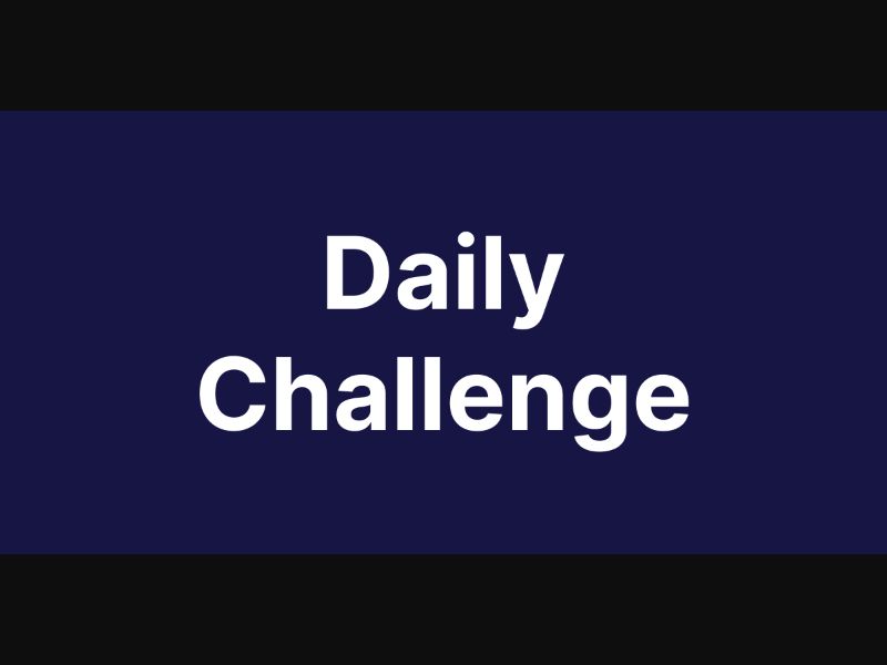 Daily Challenge TH
