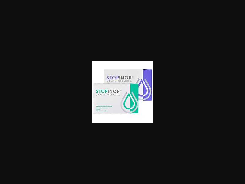 Stopinor - incontinence capsules for men and women | free consultation
