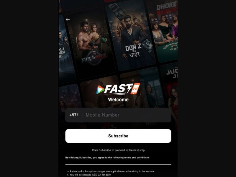 39130 - AE - [MOB] - Fast TV - Du - PIN