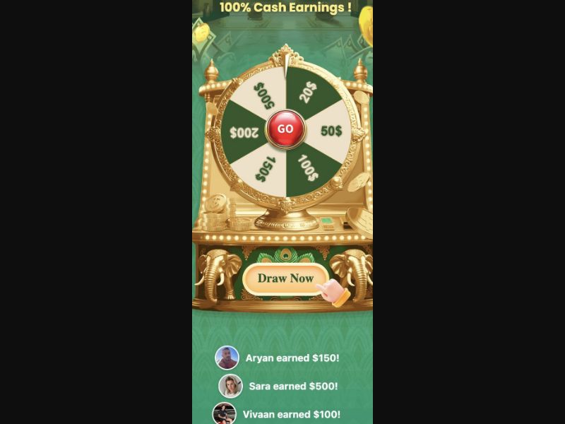 36985 - WW - [MOB] - Lucky Wheel - Cash Earnings Whatsapp - PIN