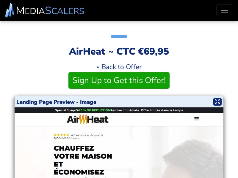 AirHeat ~ CTC €69,95 {+DTC, Alt-Landers} (Event Tracking) [FR]