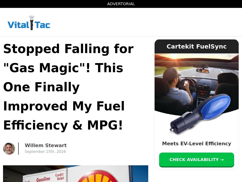! NEW OFFER - Cartekit FuelSync Optimizer - Advertorial [Multi-GEO] (Social,Banner,Native,Push,SEO,Search,Brand Bidding) - CPA