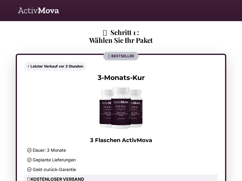 Activmova Joint - DTC [Multi-GEO] (Social,Banner,Native,Push,SEO,Search) - CPA {No BrandBidding}