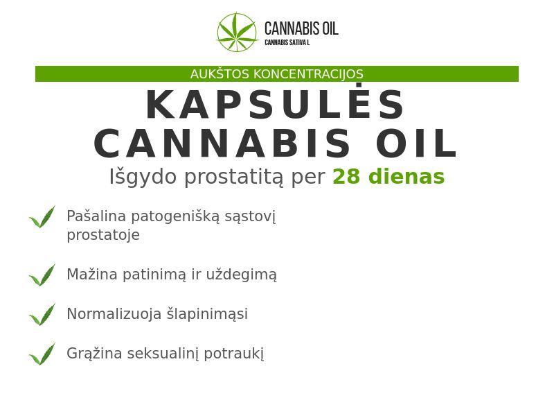 Cannabis Oil LT (prostatitis)