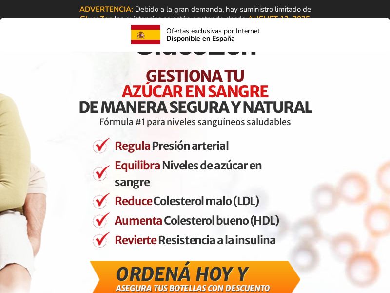 ! NEW OFFER - GlucoZen Blood Sugar - DTC [ES] (Social,Banner,Native,Push,SEO,Search,Brand Bidding) - CPA