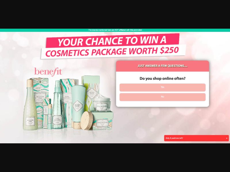 NZ - Quiztionnaire - Benefit FB - (CPL)