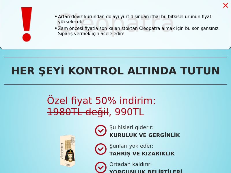 Cleopatra 990 TR - REJUVENATING CREAM