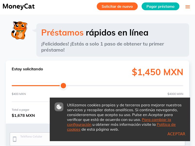 MoneyCat MX CPS