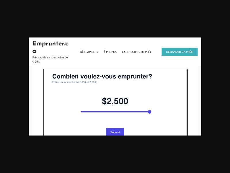 Emprunter - Personal Loans - CPA (CA)