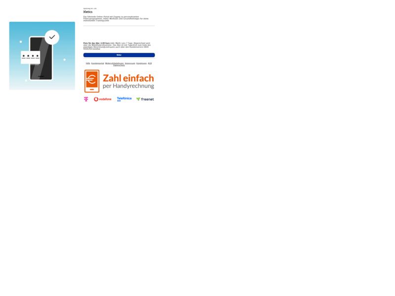 Xlectic Blue Vodafone