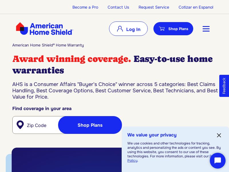 American Home Shield Quote Main Page US [DUPLICATED]