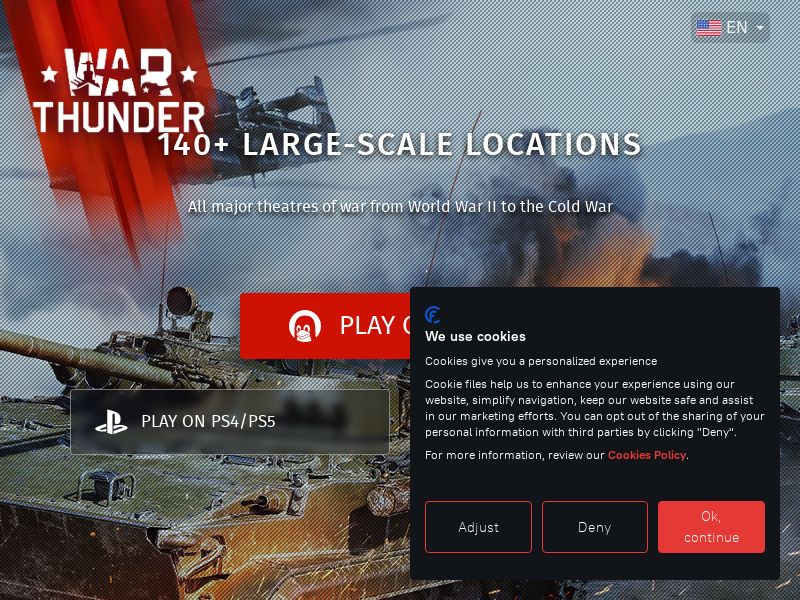 War Thunder CPI [41 countries] Desktop