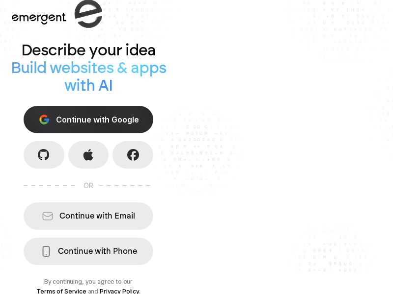 Emergent AI Website & App Builder - (Proof Needed)