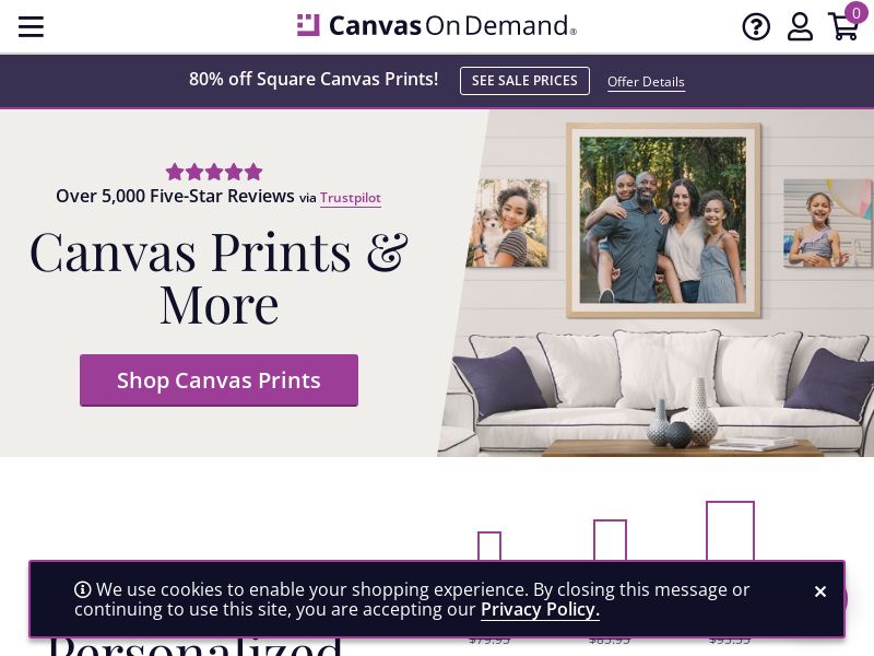 Canvas on Demand US, CA