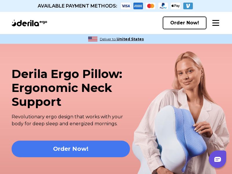 Derila ERGO - Memory Foam Pillow - CPS | US