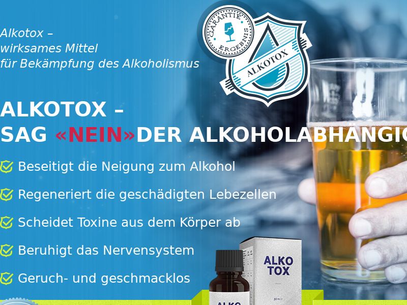 ALKOTOX AT - alcoholism treatment product