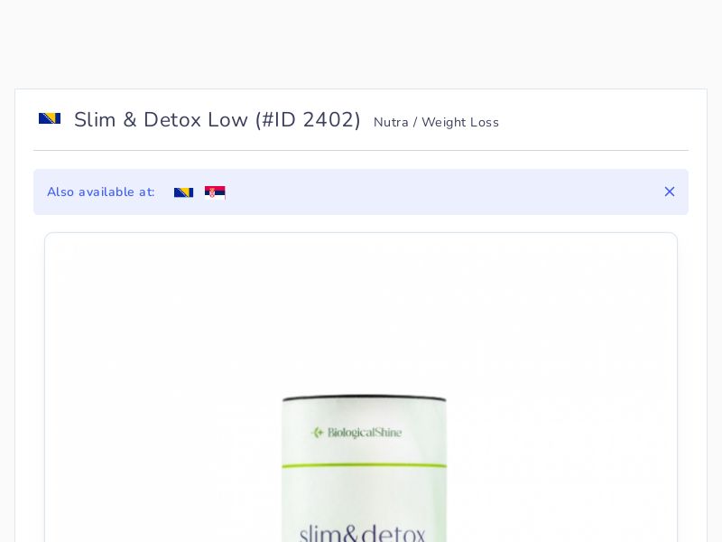Slim & Detox Low