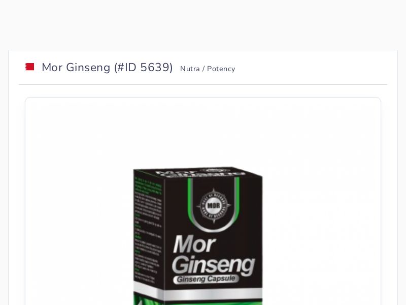 Mor Ginseng
