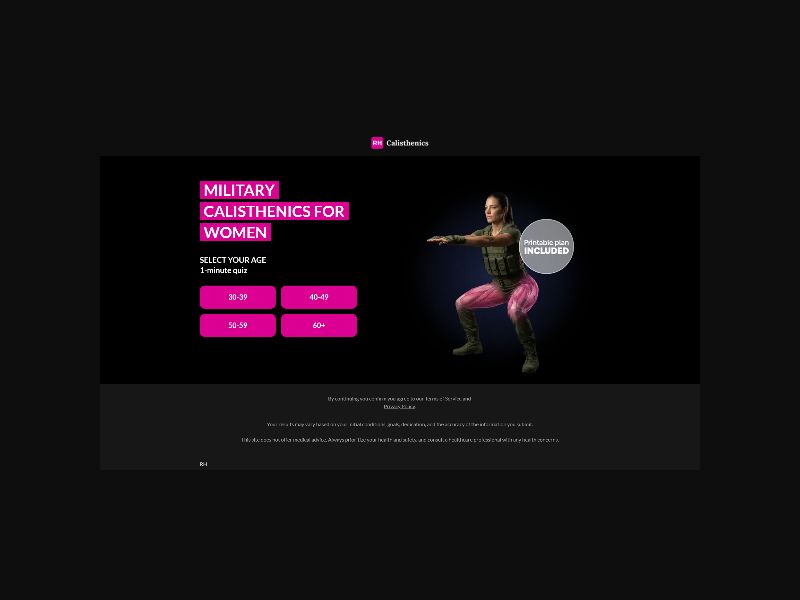 RH Fitness App - Calisthenics for Women - CPS (US)