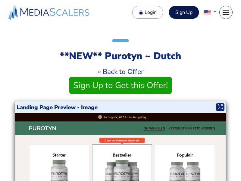 Purotyn ~ Dutch {+DTC} (Event Tracking) [BE]