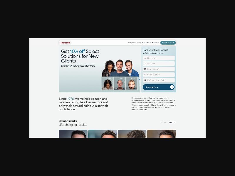 Hair Club - Hair Restoration for Men - RevShare (US,CA)