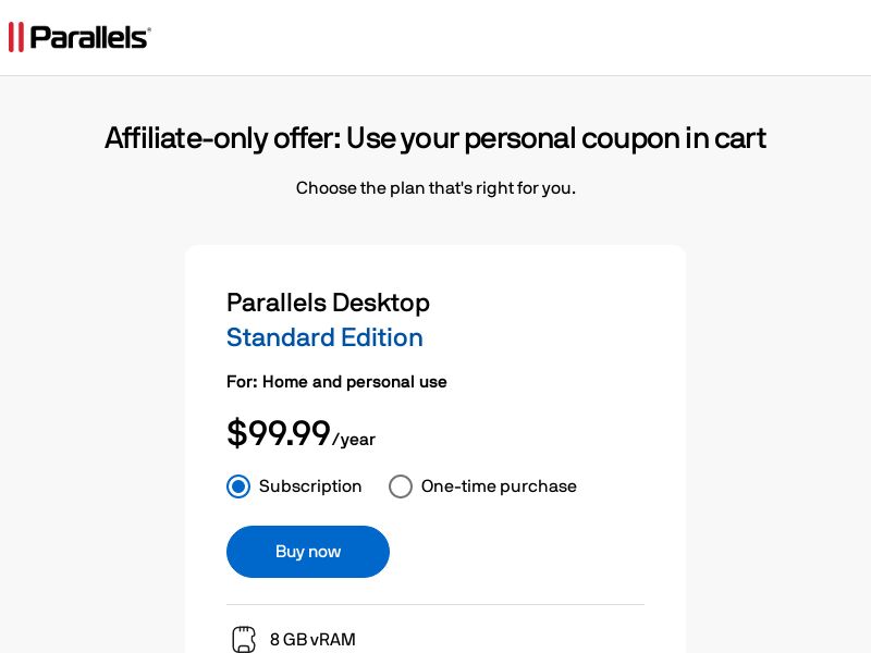 Parallels - Mac & Windows Virtualizatio | US, UK, DE, CN, IN