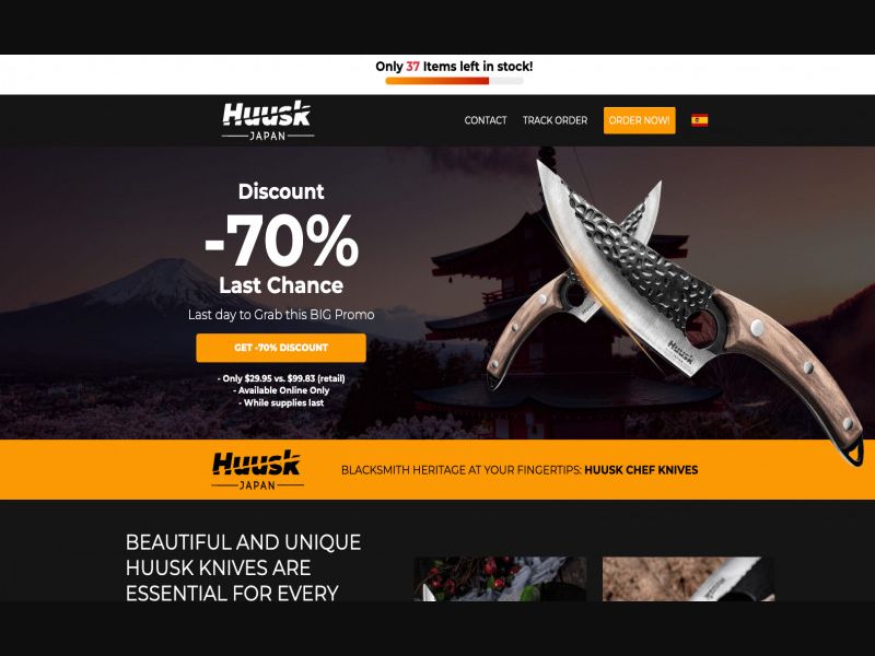 46776 - SE - Huusk - Handmade Knives - SE - [Product- LP] (EVF) - SS