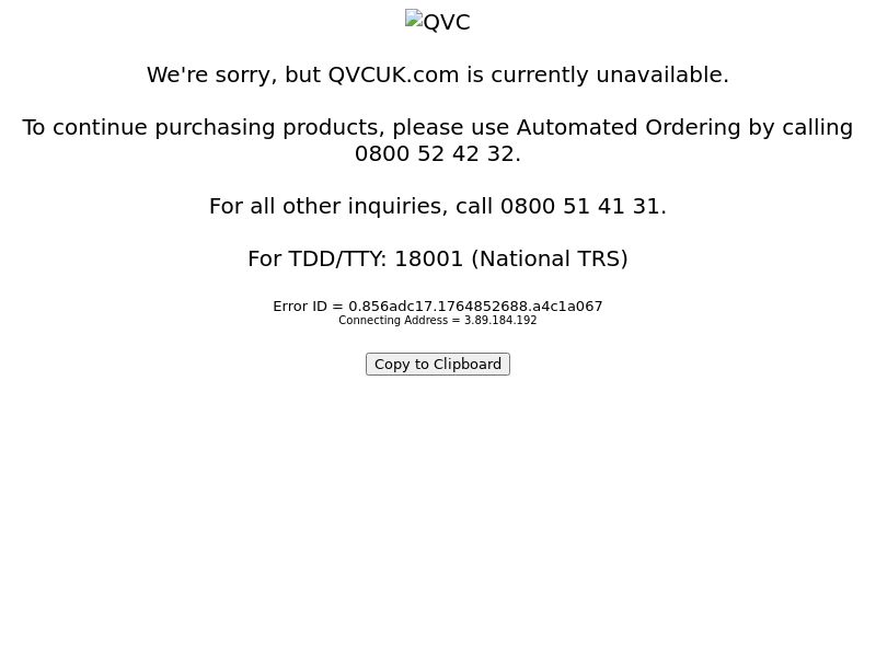 QVCuk.com Ecommerce CPS - Multiple Geos