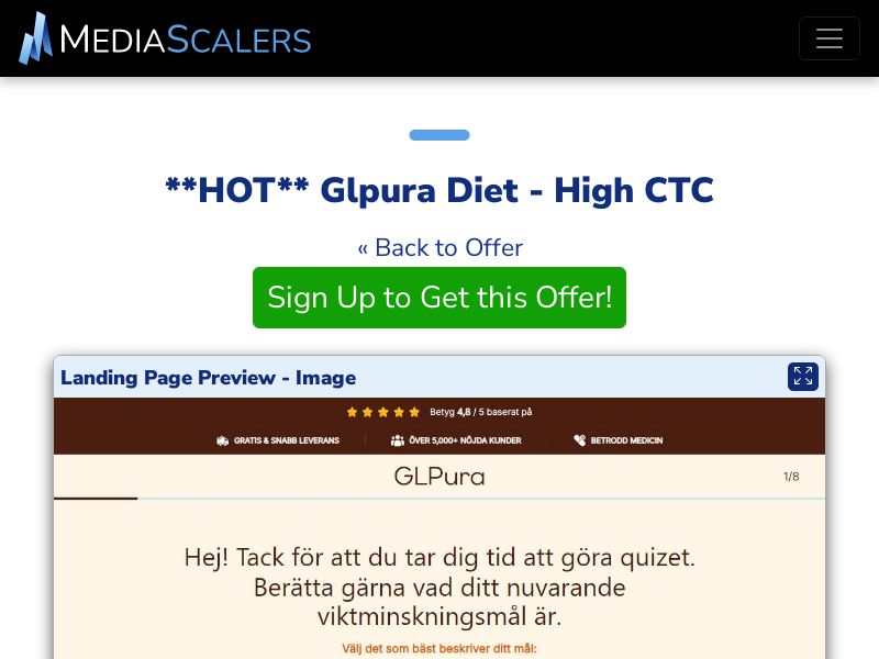 Glpura Diet - High CTC {+Quiz, DTC} [SE]