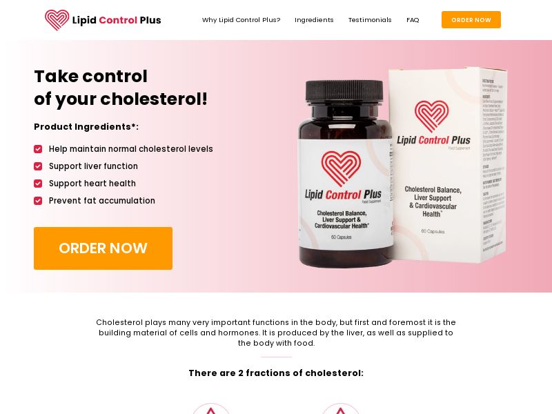 Lipid Control Plus - RevShare | US