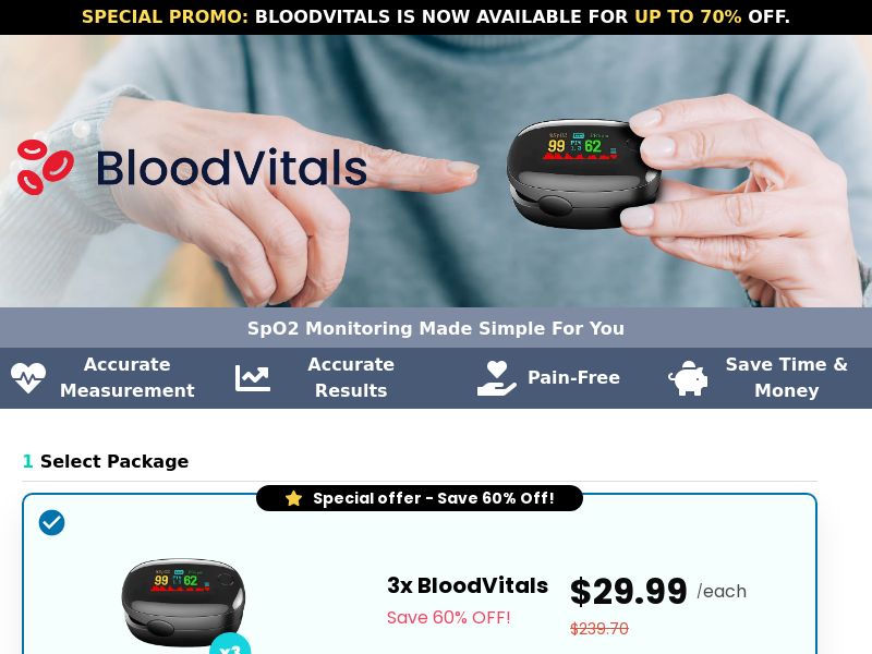 BloodVitals - DTC [AU] (Social,Banner,Native,Push,SEO,Search,Brand Bidding) - CPA 