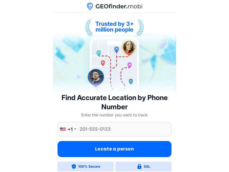 [WEB+WAP] - Geofinder 1 day Trial Mobile App - CPA - Global - |DIRECT|