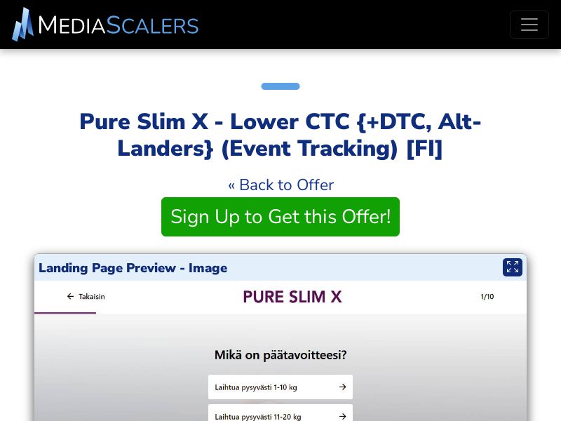 Pure Slim X - Lower CTC {+DTC, Alt-Landers} (Event Tracking) [FI]
