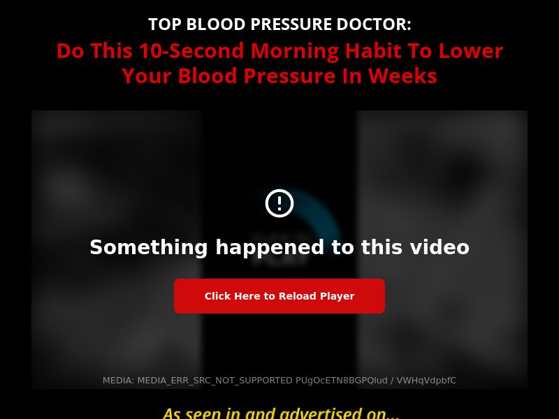 Blood Pressure Solution Masterclass - VSL [US] (Social,Banner,Native,Push,SEO,Search) - CPA {No BrandBidding} 