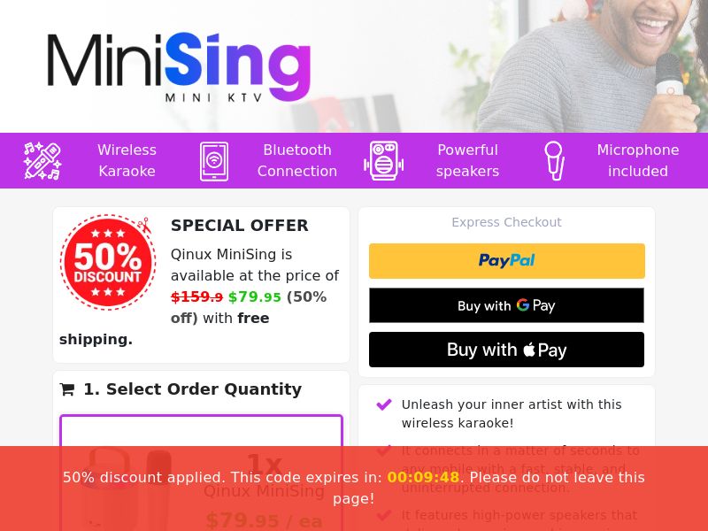 Qinux MiniSing SS - US/INTL
